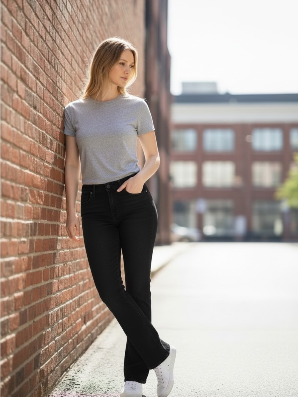 Eileen Fisher Black Jeans 14